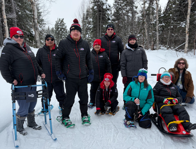 From left to right is Jill Williams (Snowshoe), Andrea MacDonald (Special Olympics), Scott MacDonald (Special Olympics), Amanda Budgell (Northern Duathalon). From left to right is Jill Williams (Snowshoe), Andrea MacDonald (Special Olympics), Scott MacDonald (Special Olympics), Amanda Budgell (Northern Duathalon).