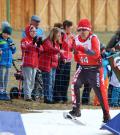 Ron Brandt competes in snowshoeing
