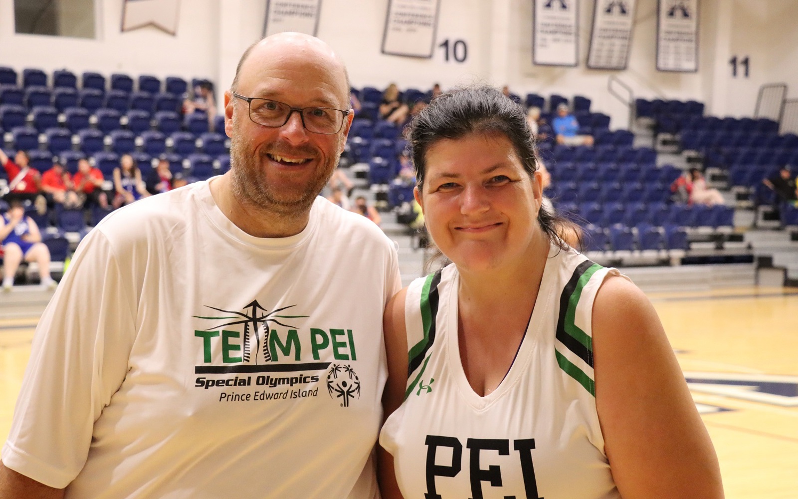 Special Olympics PEI, Basketball, Athlete with Coach