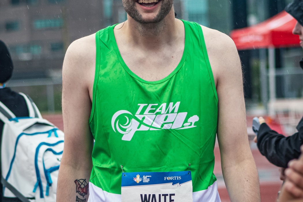 Special Olympics athlete, Keegan Waite, at the 2025 Canada Summer Games