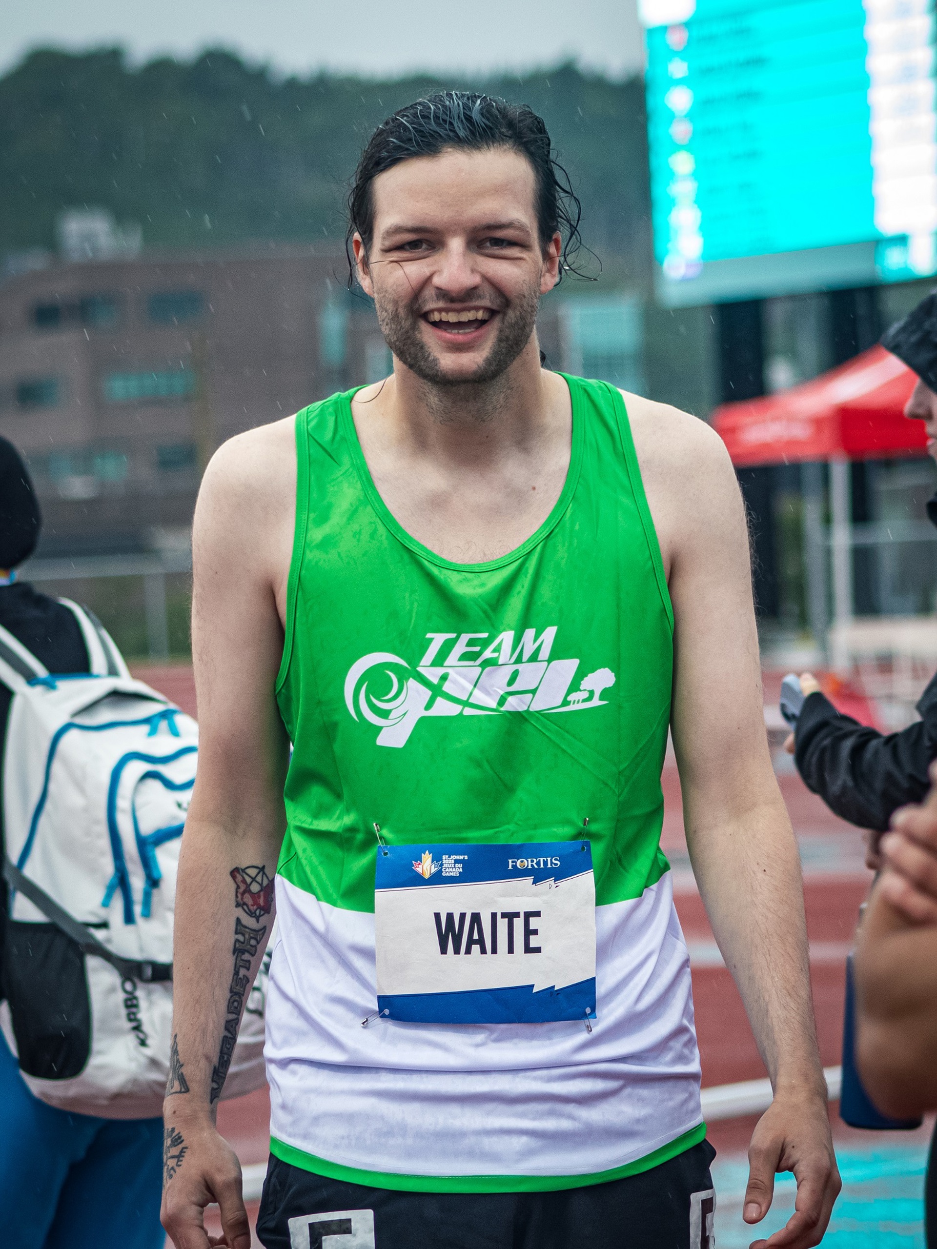 Special Olympics athlete, Keegan Waite, at the 2025 Canada Summer Games