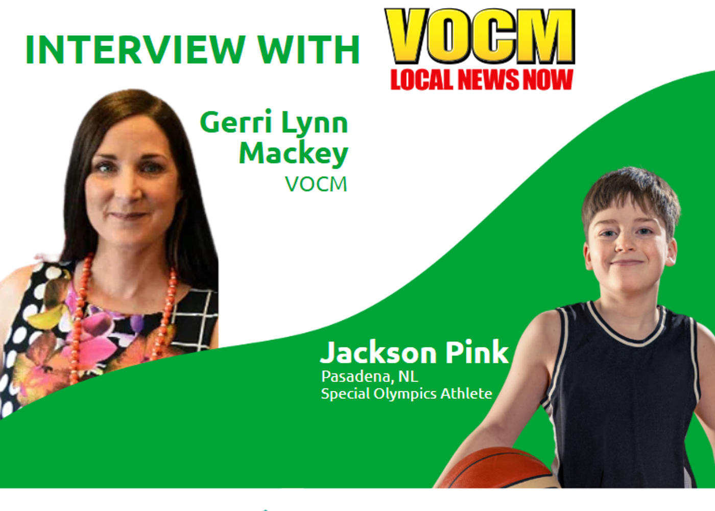 Jackson Pink's Interview with VOCM