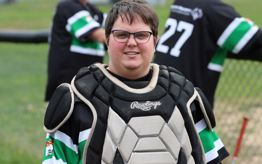 Special Olympics PEI, Softball, Athlete Playing Softball