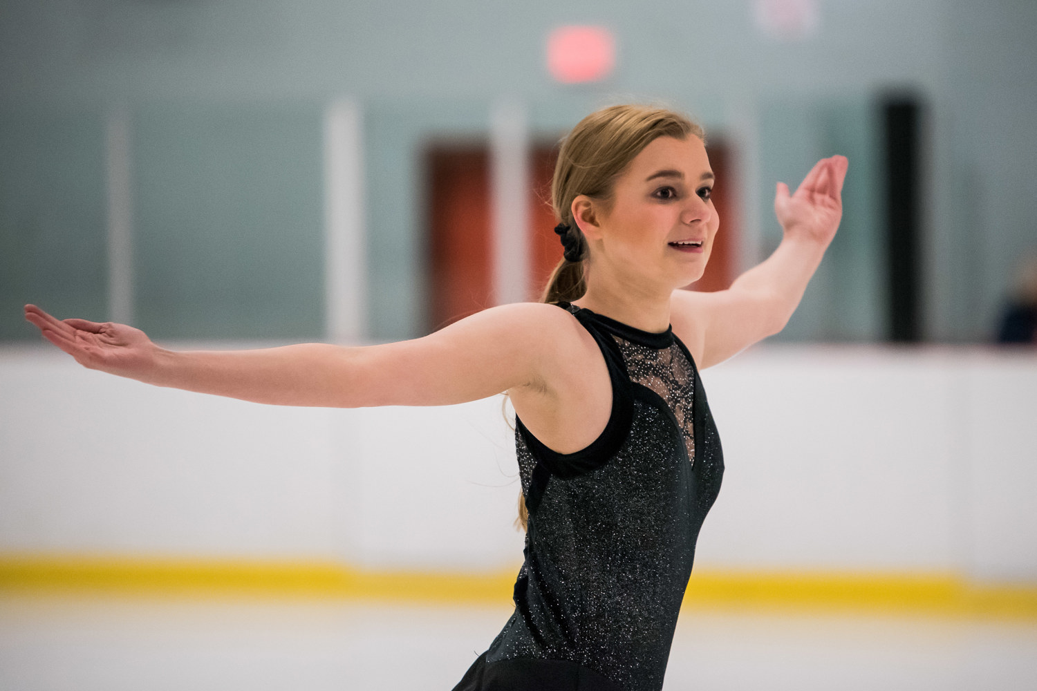 Figure skating action at the 2019 Special Olympics BC Winter Games