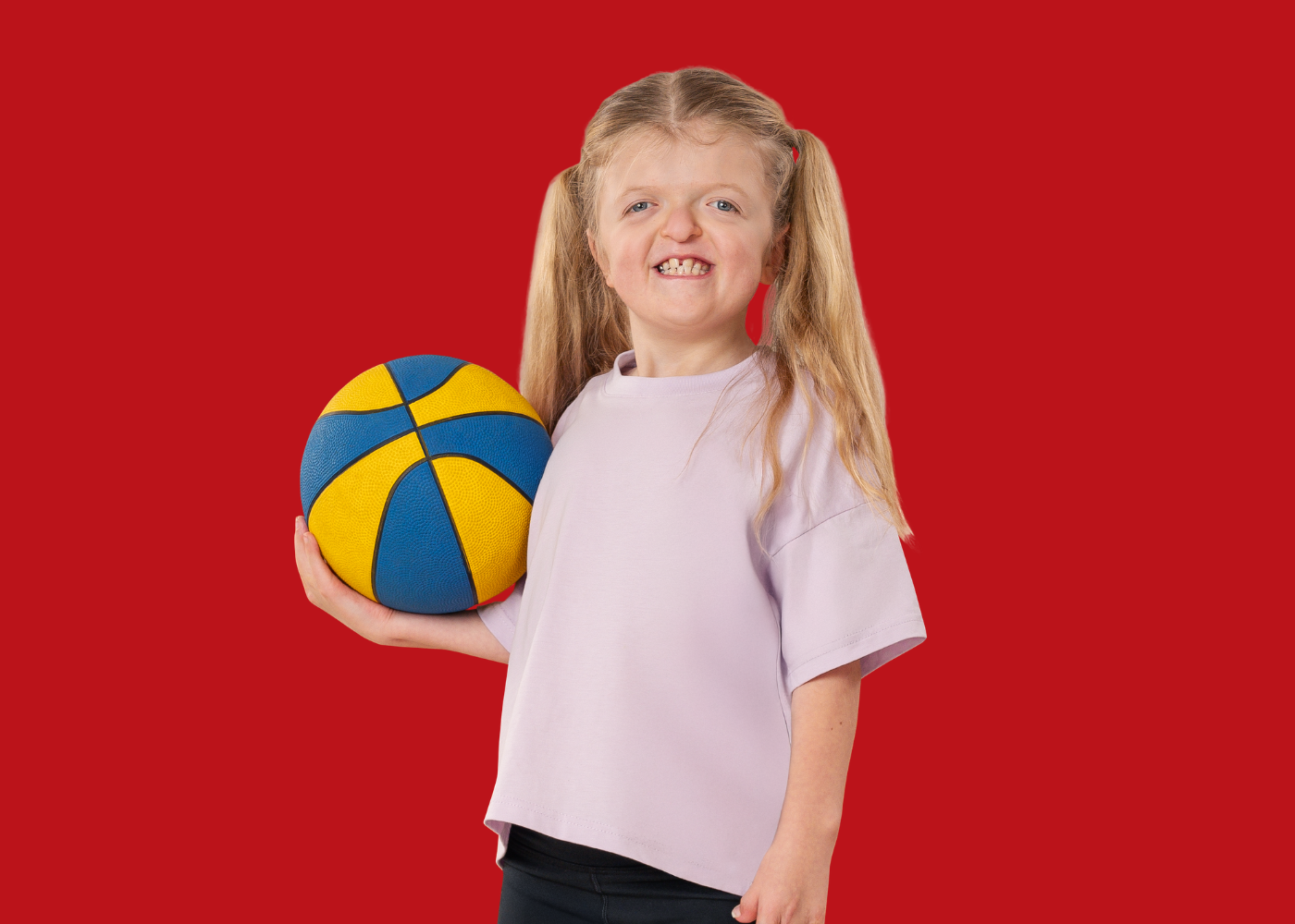 Madelyn Murphy with red background. Madelyn Murphy with red background.
