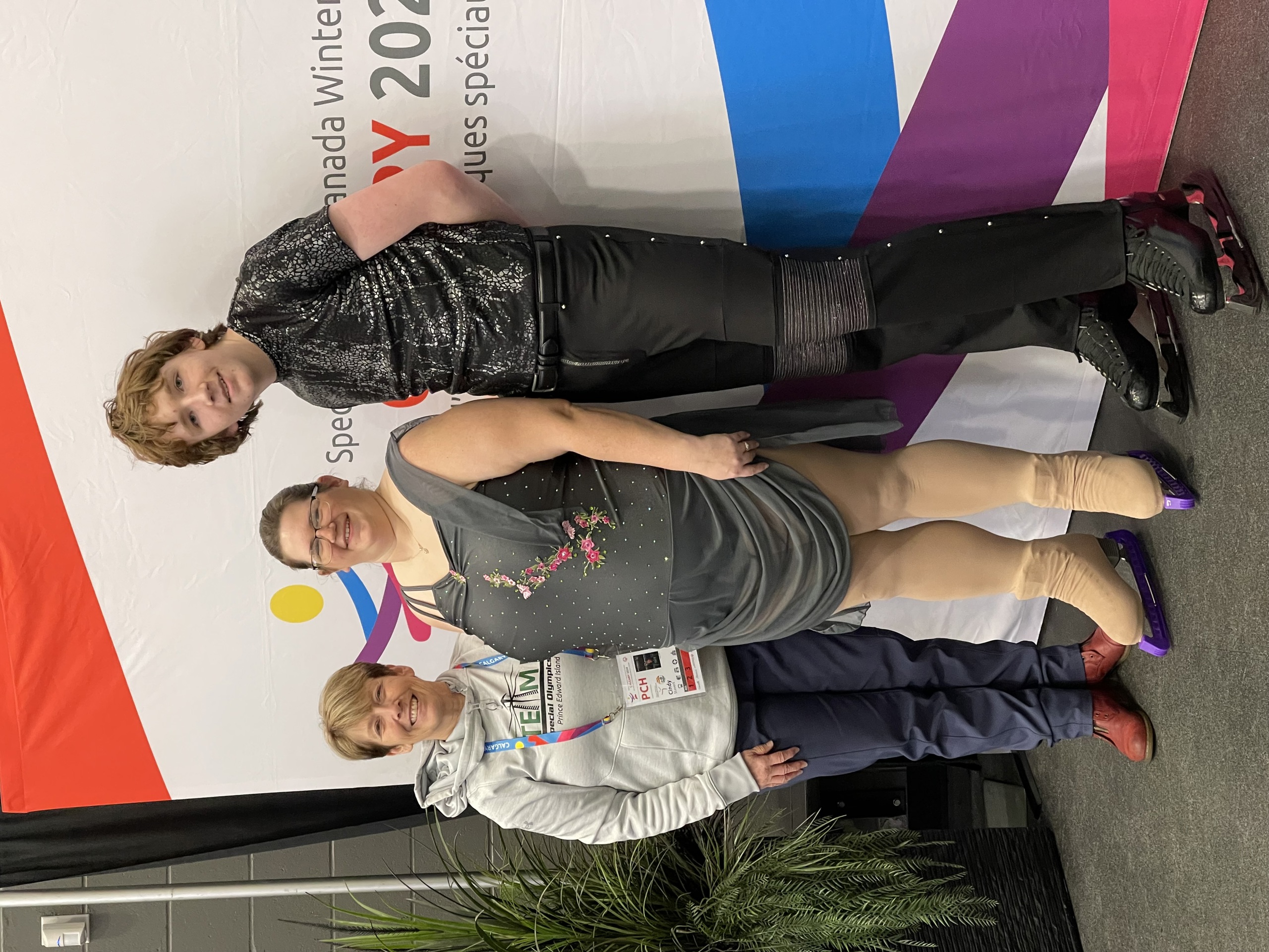 Special Olympics PEI, Team PEI 2024, Figure Skating, 2 Athletes, Coach