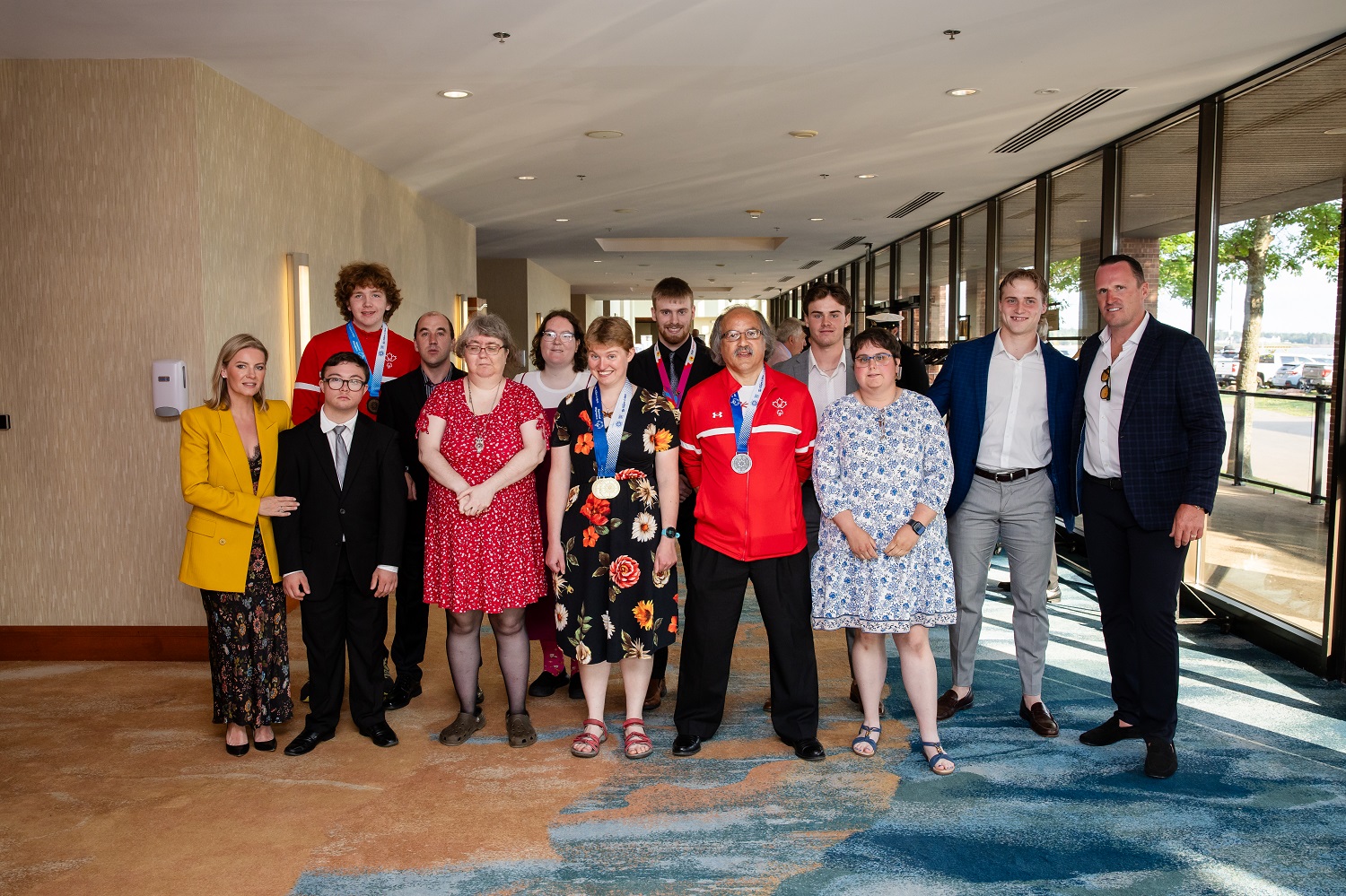 Group of Special Olympics athletes and celebrity guests at the Enriching Lives Gala 2025 Group of Special Olympics athletes and celebrity guests at the Enriching Lives Gala 2025