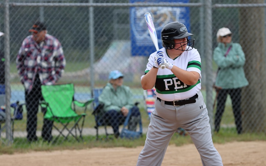 Special Olympics PEI, Softball, Athlete Playing Softball