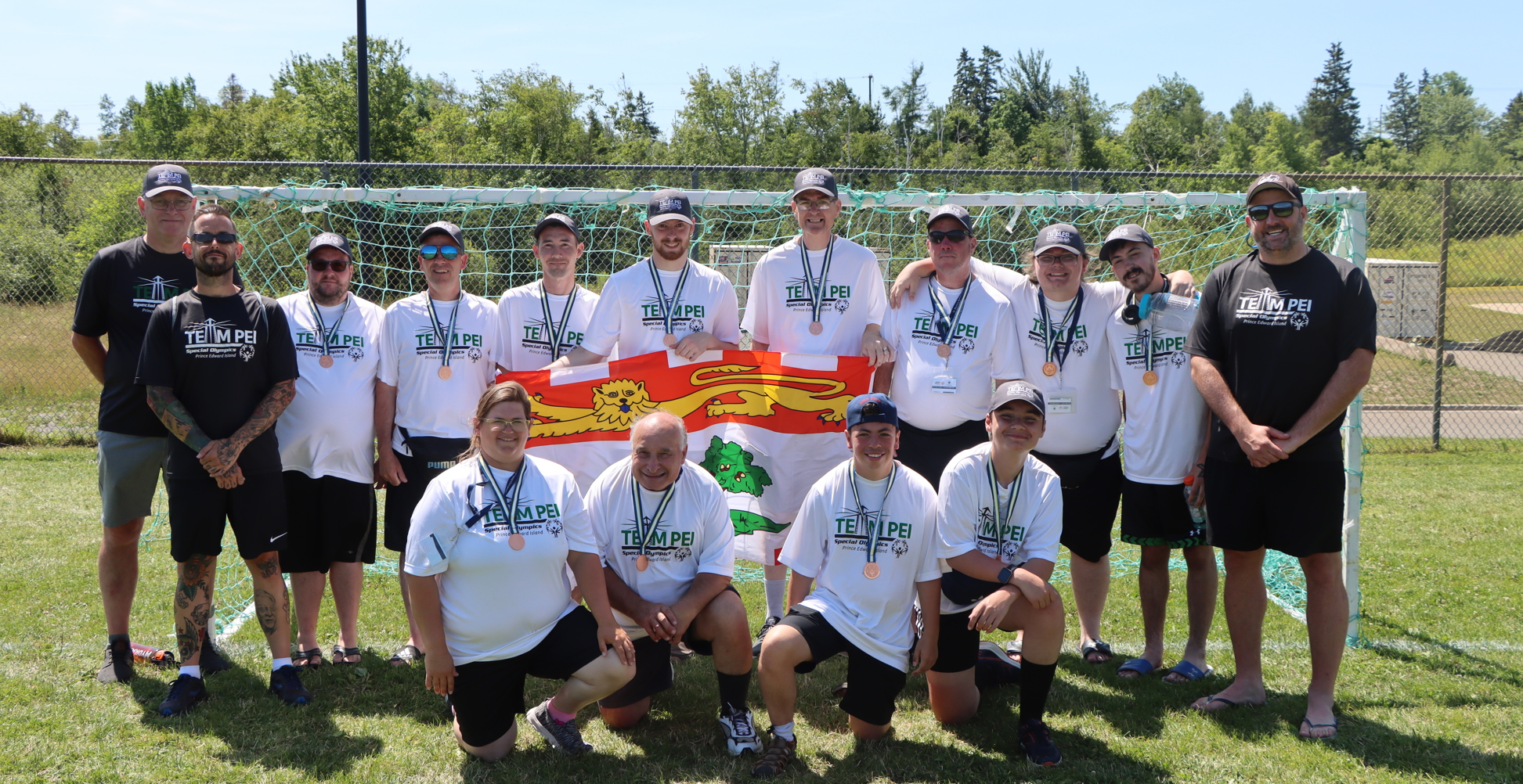 Team PEI Soccer competing at SONS Games July 2025