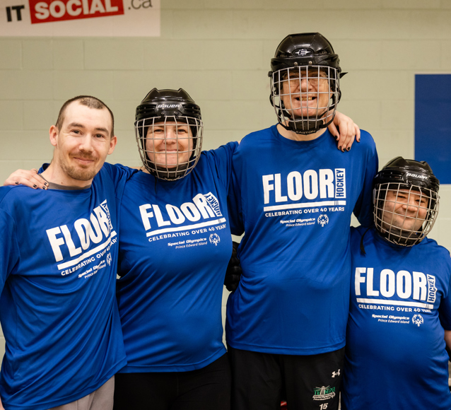 Special Olympics PEI, Floor Hockey, 4 Athletes