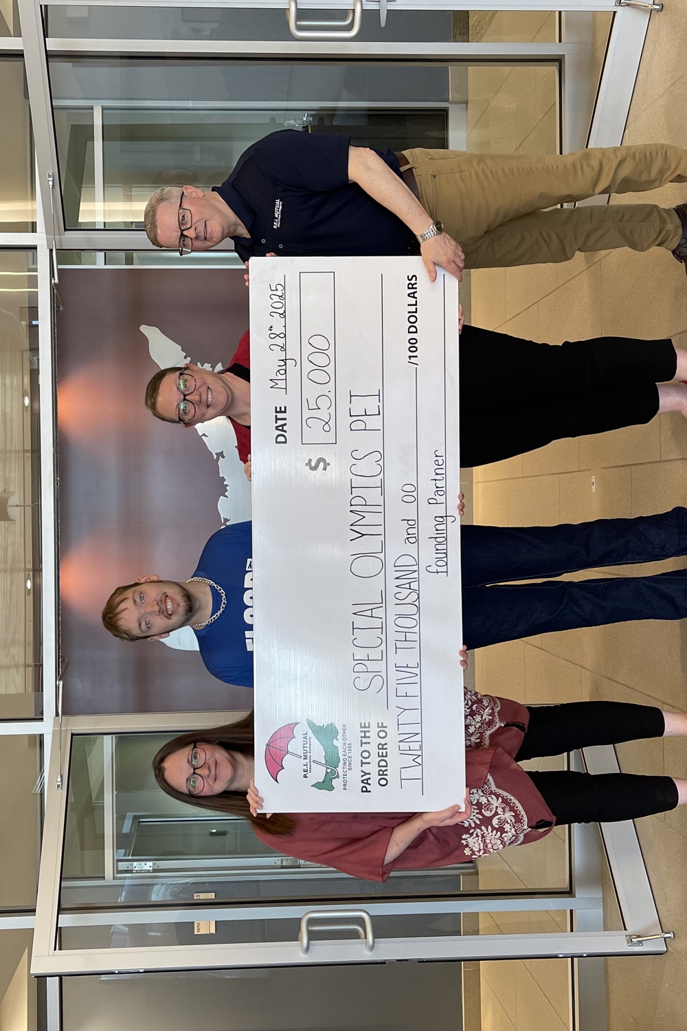 Special Olympics PEI Receives $25,000 Donation from PEI Mutual Insurance Company (1)
