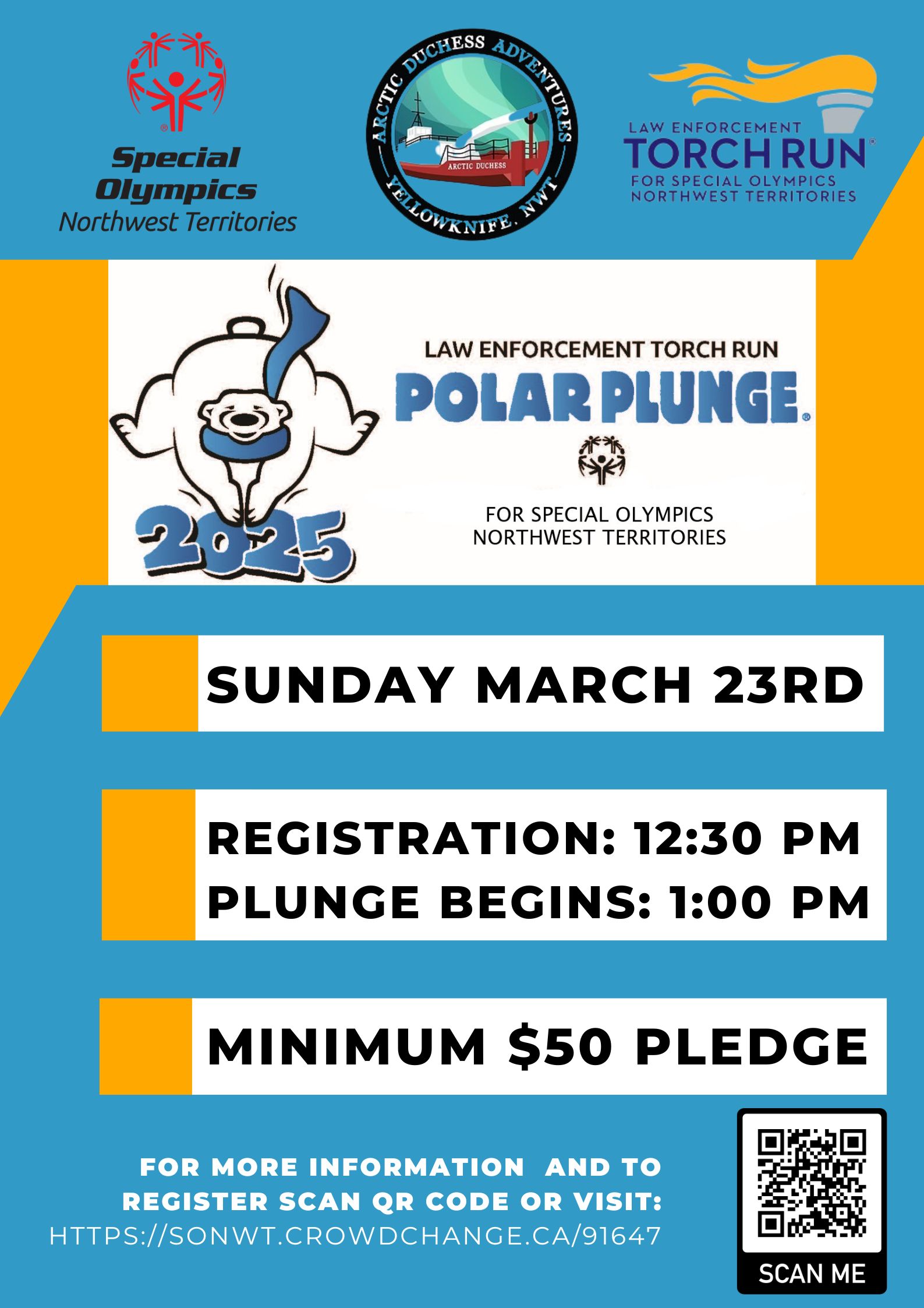 2025 polar plunge poster