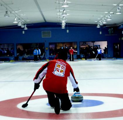 Curling Athlete