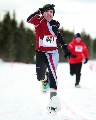 Snowshoeing Athlete
