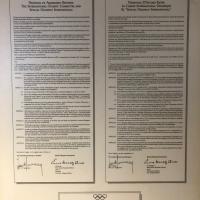 Special Olympics International Olympic Committee protocol agreement