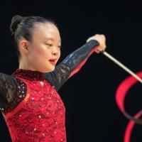 SO Team Canada rhythmic gymnast Kimana Mar competes at World Games.