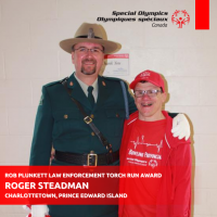 Special Olympics PEI, SOC National Awards, Roger Steadman