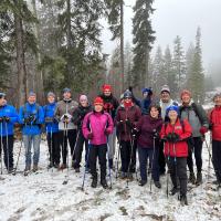 SO Team BC cross country ski team group photo