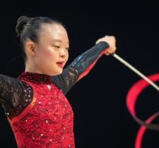 SO Team Canada rhythmic gymnast Kimana Mar competes at World Games.