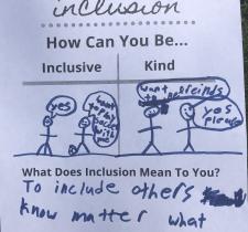 Student inclusion worksheet