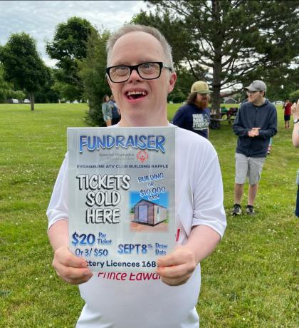 Special Olympics PEI, Shed Raffle Tickets