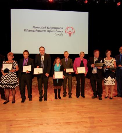 Special Olympics Canada 2016 National Award Winners