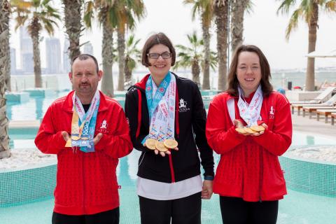 Special Olympics BC Team Canada swimmers