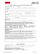 Special Olympics BC registration form icon